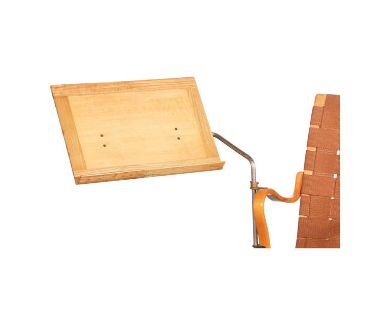 Bruno Mathsson Easy Chair For Karl With Rare Book Stand Mid Century Modern Bruno Mathsson Easy Chair For Karl With Rare Book Stand