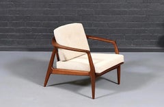 Expertly Restored - Milo Baughman Sculpted Walnut Lounge Chair for Thayer Coggin