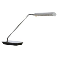 Expertly Restored - Mid-Century Modern Chrome Table Lamp by Koch & Lowy