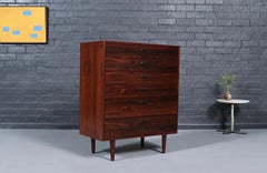Jack Cartwright Brazilian Rosewood Highboy Dresser for Founders