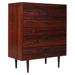 Jack Cartwright Brazilian Rosewood Highboy Dresser for Founders