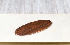 Expert en restauration - Don S. Shoemaker Plateau ovale en bois de rose pour Señal Furniture