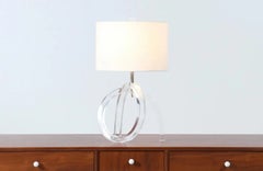 Dorothy Thorpe “Pretzel” Lucite Table Lamp
