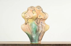 Mid-Century Ceramic Nude Women Sculpture