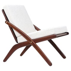 Expertly Restored - Italian Modern "Scissor" Lounge Chair