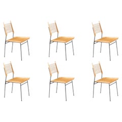 Paul McCobb "Planner Group" Esszimmerstühle aus Eisen und Ahorn für Winchendon Furniture