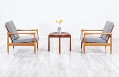 Expertly Restored - Erik Worts "Kolding” Oak Lounge Chairs for IKEA