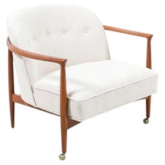 Expertly Restored - Danish Modern Teak Lounge Chair by Finn Andersen for Selig