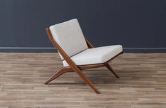 Expertly Restored - Folke Ohlsson "Scissor" Sculptural Lounge Chair for Dux