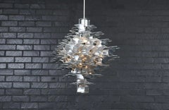 Vintage French Modern "Cassiope" Chandelier by Max Sauze