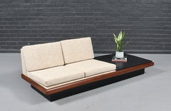 Adrian Pearsall Platform Sofa w/ Slate Stone Side Table for Craft Associates