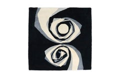Post Modern "Sunhooks" Abstract Wool Tapestry Wall Art