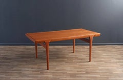 Tavolo da pranzo moderno danese espandibile in teak di Faarup Mobelfabrik