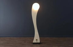 Expertly Restored - Mid-Century Modern Sculpted Lacquered Floor Lamp
