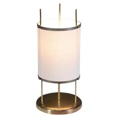 Lampe de table en laiton de style colonne Trident Modernity