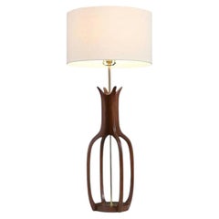 Expertly Restored - Mid-Century Sculpted Table Lamp by Jack Haywood for Modeline