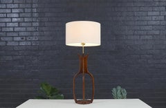 Expertly Restored - Mid-Century Sculpted Table Lamp by Jack Haywood for Modeline