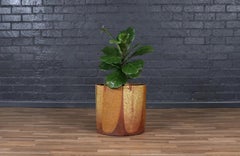Jardinière moderne californienne "Flame Glaze" de David Cressey & Robert Maxwell