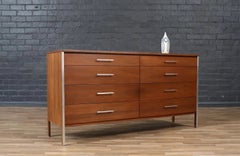 Paul McCobb "Linear Group" Dresser w/ Steel Accents for Calvin Furniture