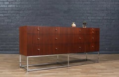 Expertly Restored - Kipp Stewart Rosewood & Chrome Dresser for Directional