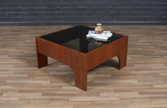 Mesa baja de cristal ahumado "Oriolo" de Claudio Salocchi para Sormani