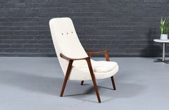 Fauteuil de détente « Klarinett » en teck, de style moderne norvégien, par More Lenestolfabrikk