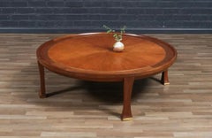 Sapientemente restaurato - Tavolino in teak e noce di Michael Taylor c/per Baker