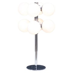 Robert Sonneman Sputnik Space Age Chrome Orb Table Lamp