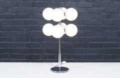 Robert Sonneman Sputnik Space Age Chrome Orb Table Lamp