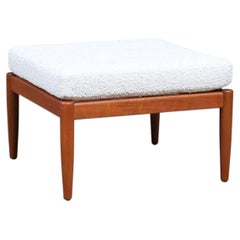 Taburete moderno sueco de teca de Folke Ohlsson para Dux