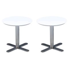 Tavolini cromati California Modern "Plus" di West Coast Industries