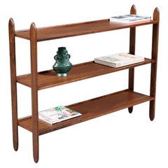 Custom Made Floating Walnut Bookshelf by Danish Modern LA