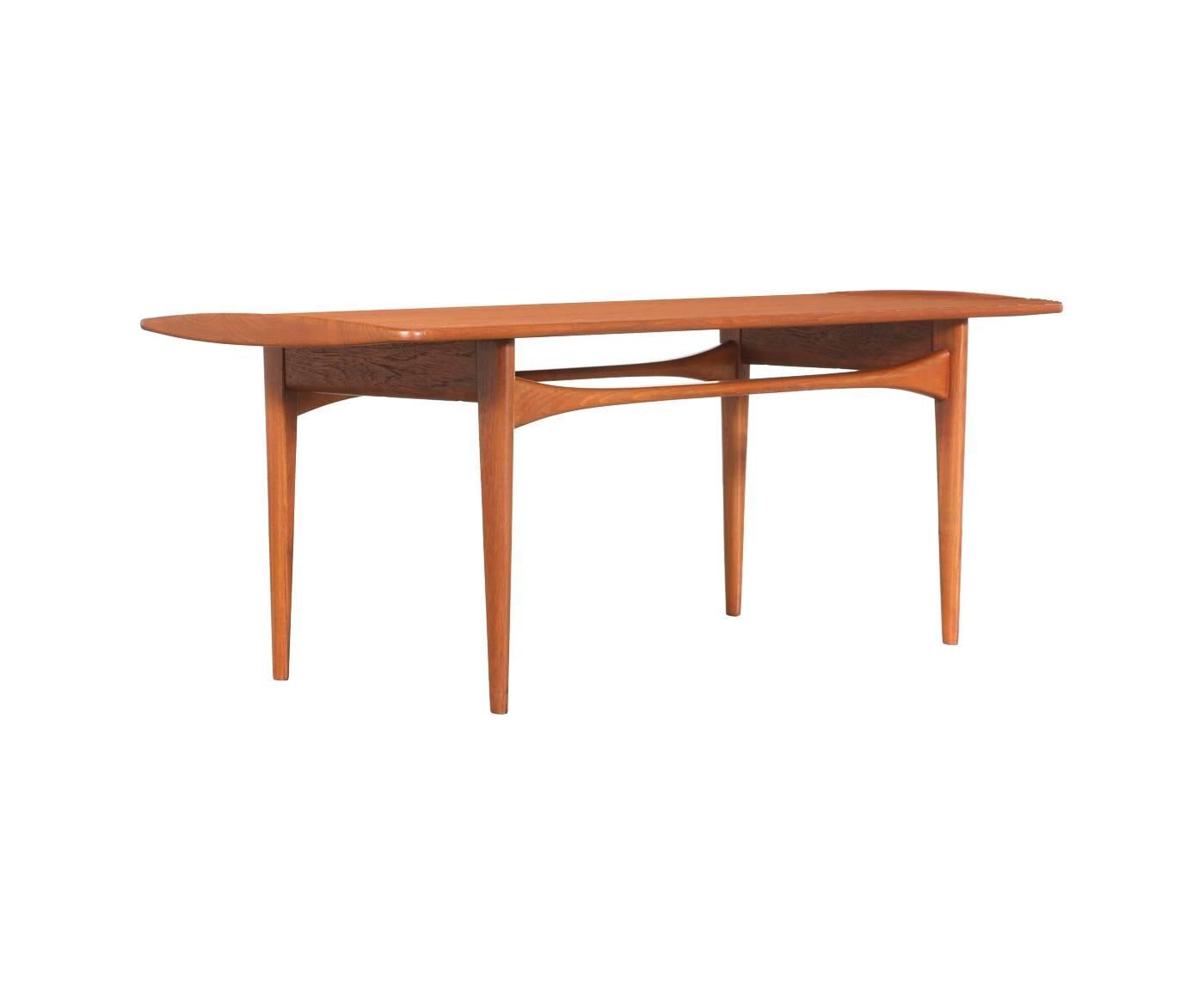 Danish Tove & Edvard Kindt-Larsen Teak Coffee Table for France & Daverkosen