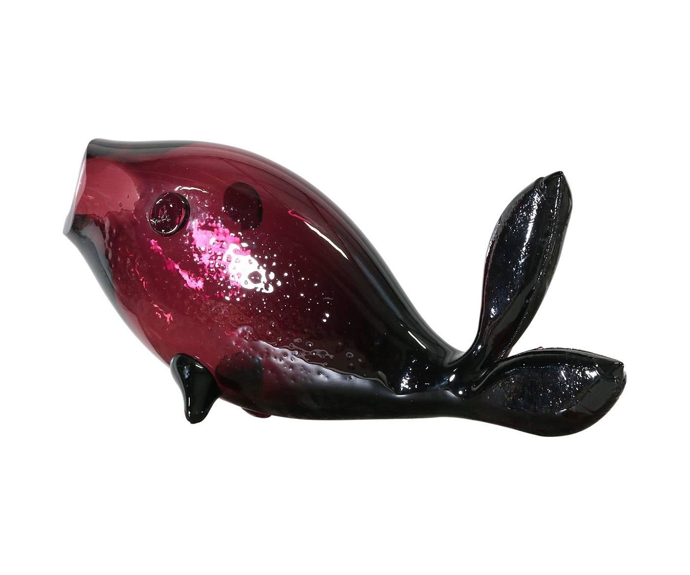 blenko glass fish