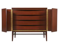 Paul McCobb “Irwin Collection” Chest with Bi-Folding Doors for Calvin Group