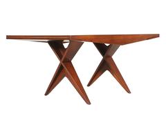 Rare Architectural Dining Table by Dan Johnson for Hayden Hall Furniture