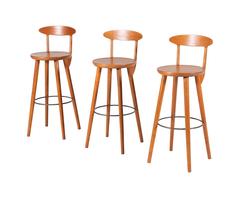 Kurt Østervig Bar Stools for Brande Møbelindustri