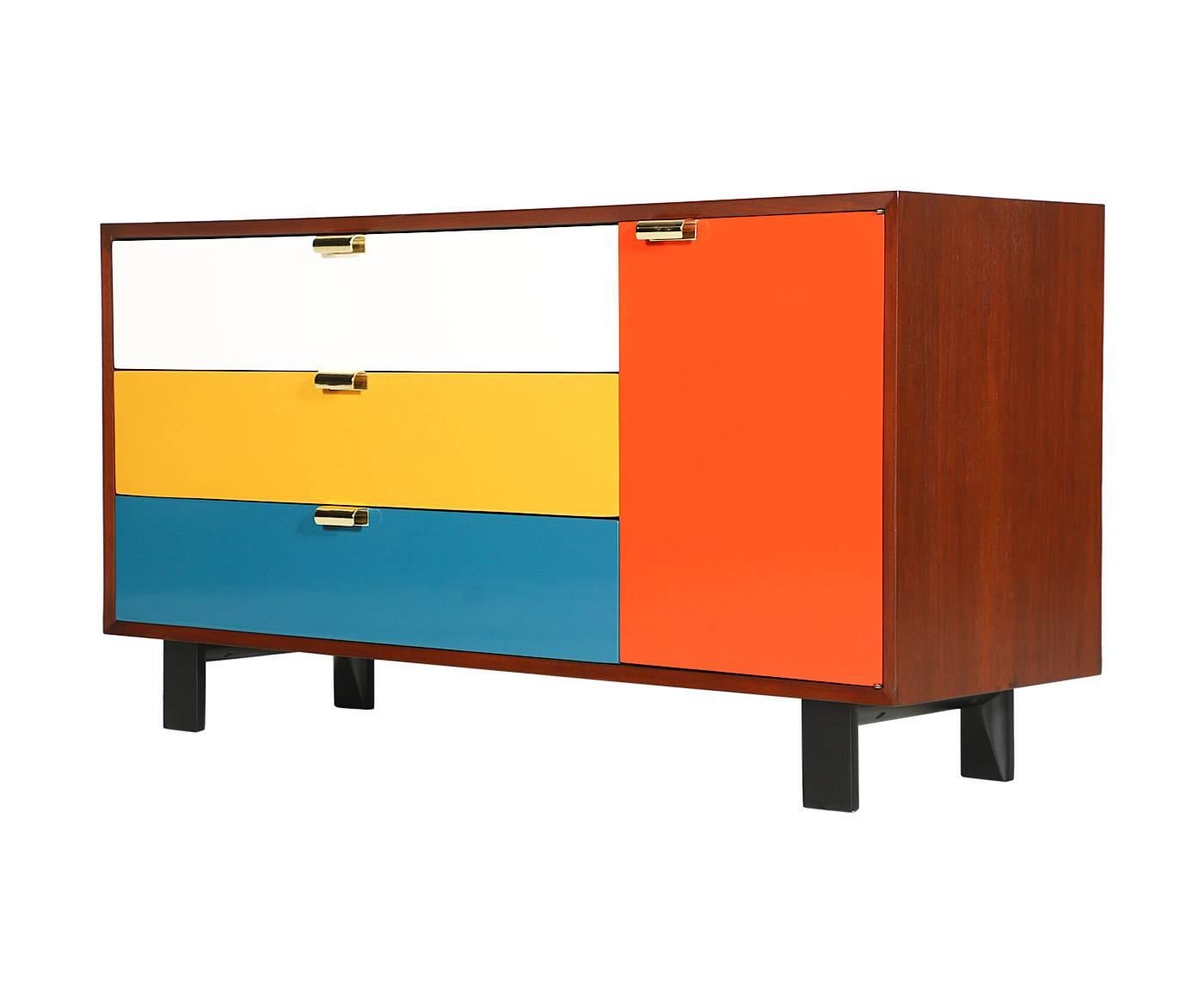 multi colored credenza