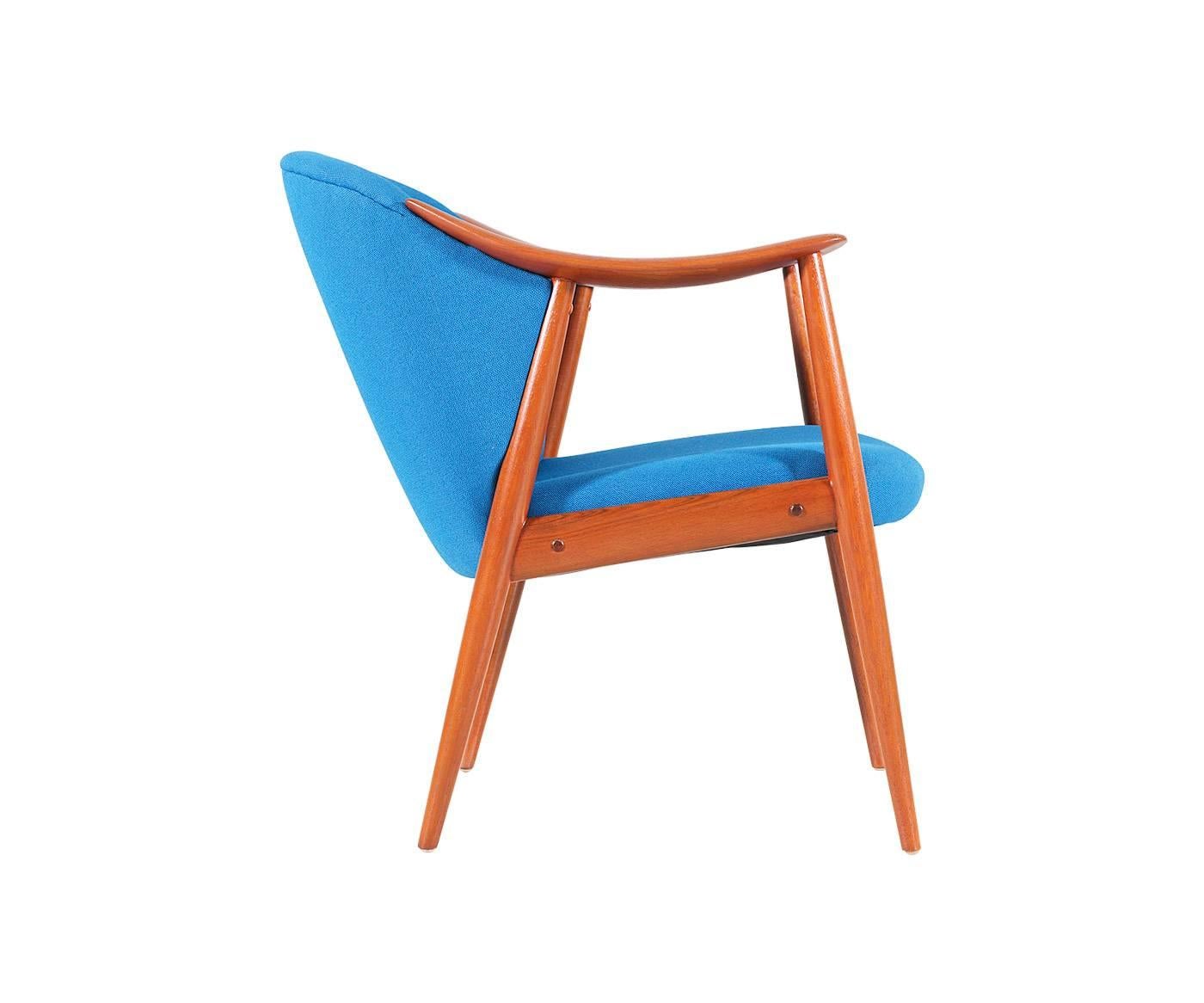 Scandinavian Modern Gerhard Berg “Tyrol” Easy Chair for L.K. Hjelle
