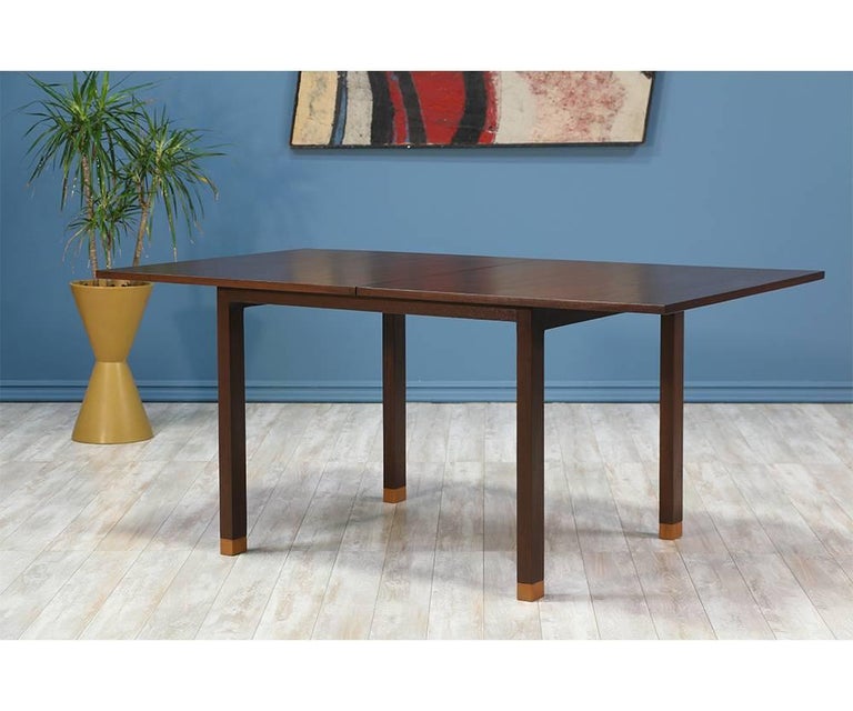 Edward J. Wormley Flip Top Game Table for Dunbar For Sale at 1stdibs