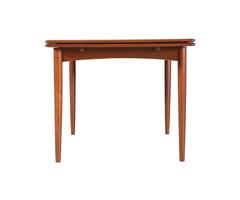 Mid-Century Expanding Draw-Leaf Dining Table