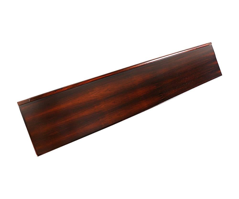 Arne Hovmand-Olsen Wall-Mounted Rosewood Console Table or Desk 1