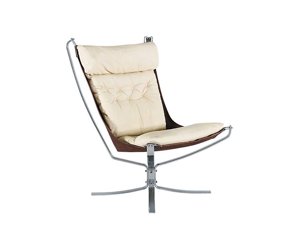 Scandinavian Modern Sigurd Ressel Chrome “Falcon” Chair for Vatne Møbler