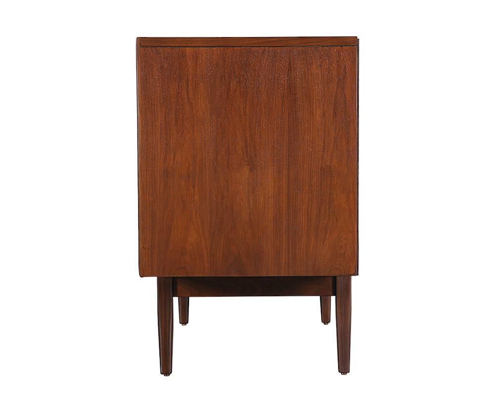 American Kipp Stewart “Declaration” Tambour Door Credenza for Drexel