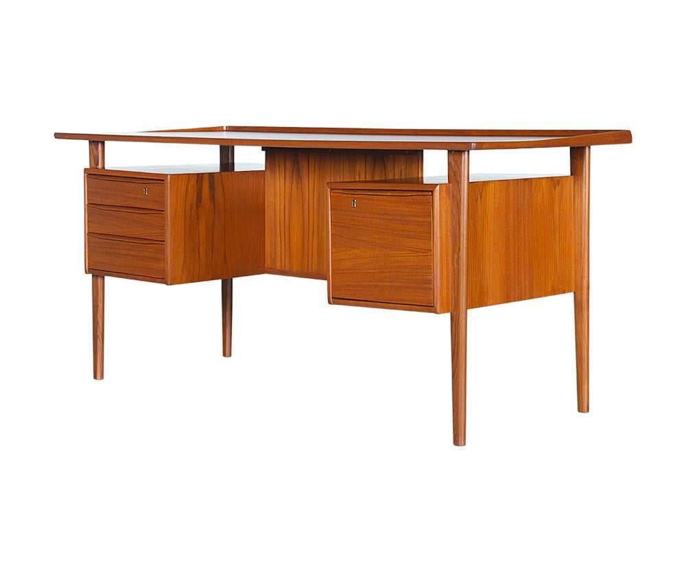 Designer: Peter Lovig Nielsen
Manufacturer: Lovig Dansk
Period/Style: Danish modern
Country: Denmark
Date: 1970s

Dimensions: 29? H x 60.75? L x 28? W
Materials: Teak
Condition: Excellent, newly refinished
Number of items: One
ID number: