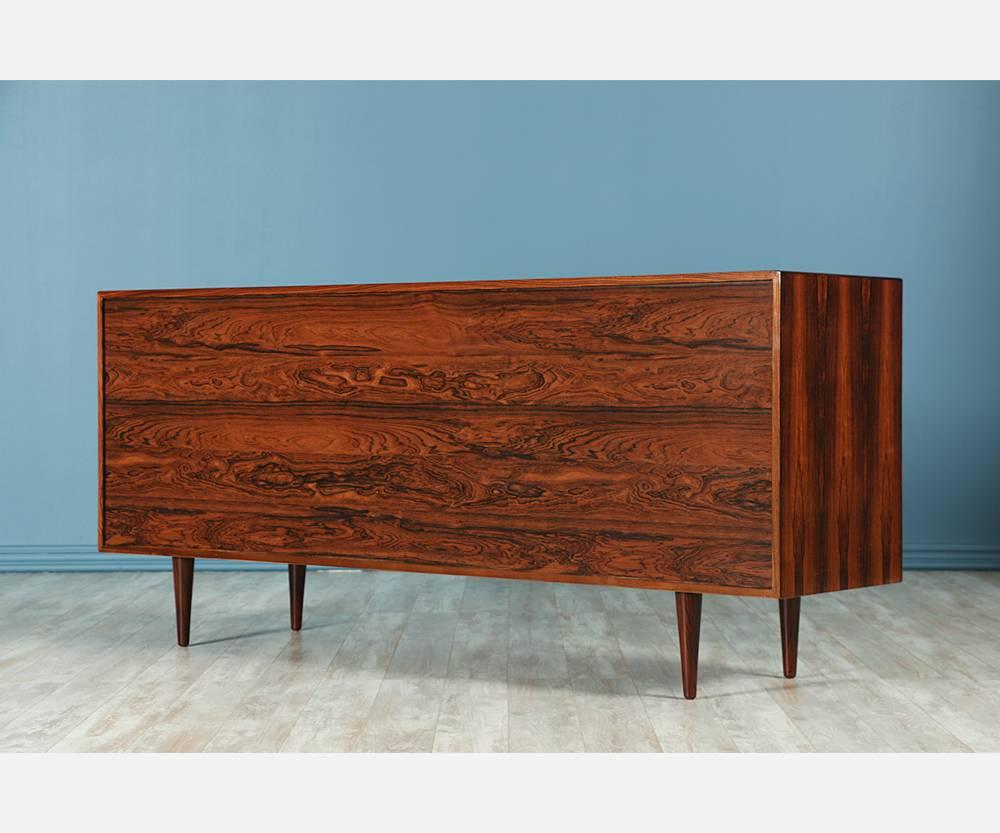 Norwegian Rosewood Dresser by Westnofa In Excellent Condition In Los Angeles, CA