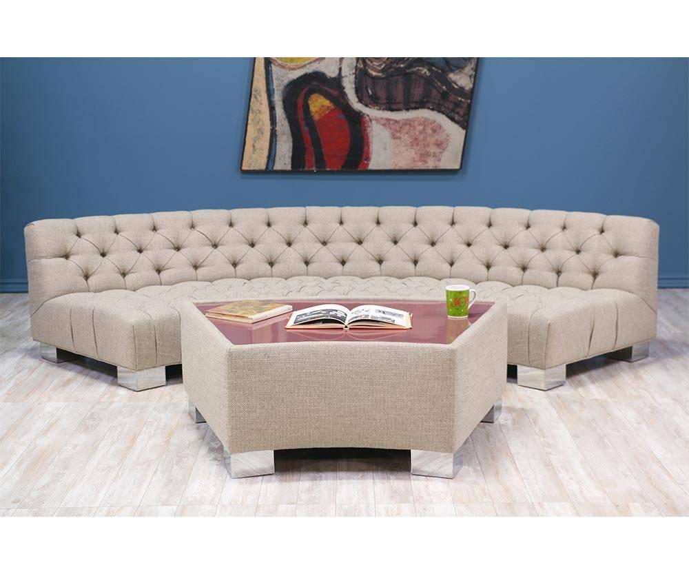 diamond tufted sofa