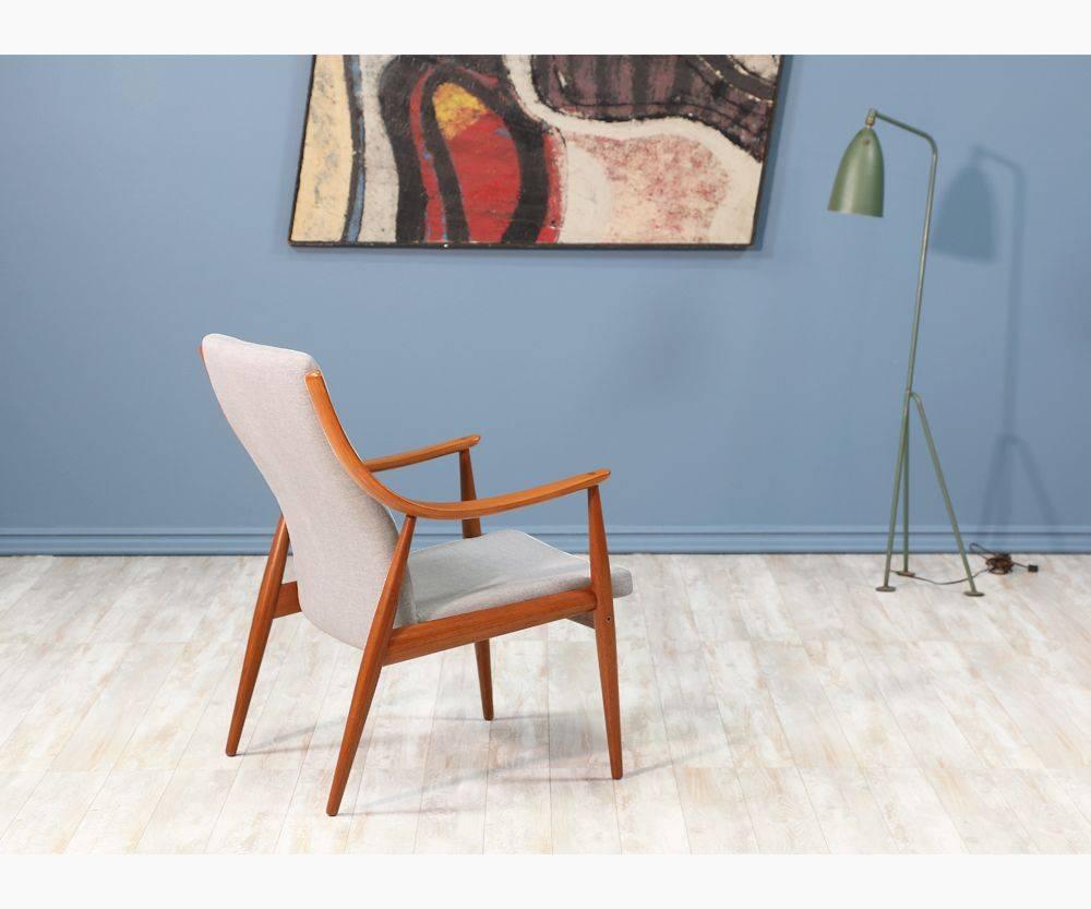 Mid-20th Century Peter Hvidt & Orla Mølgaard-Nielsen Lounge Chairs for France & Søn