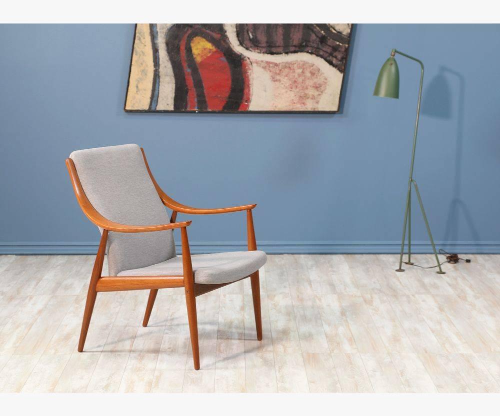 Danish Peter Hvidt & Orla Mølgaard-Nielsen Lounge Chairs for France & Søn