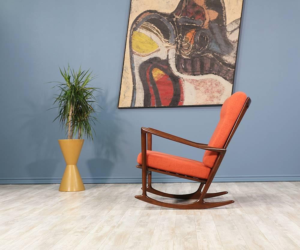 Danish Ib Kofod-Larsen Rocking Chair by Selig